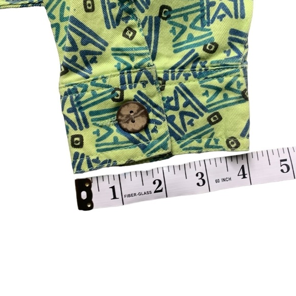 Jane Ashley Casual Lifestyle Green Blue Floral - Picture 16 of 16